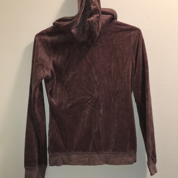 Banana Republic Brown velours zip up - Picture 3 of 3